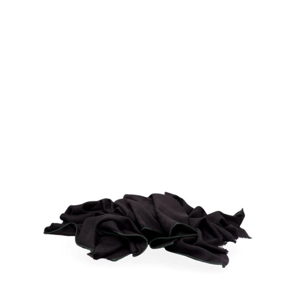 Gucci Men Gg Wool Silk Jacquard Stole